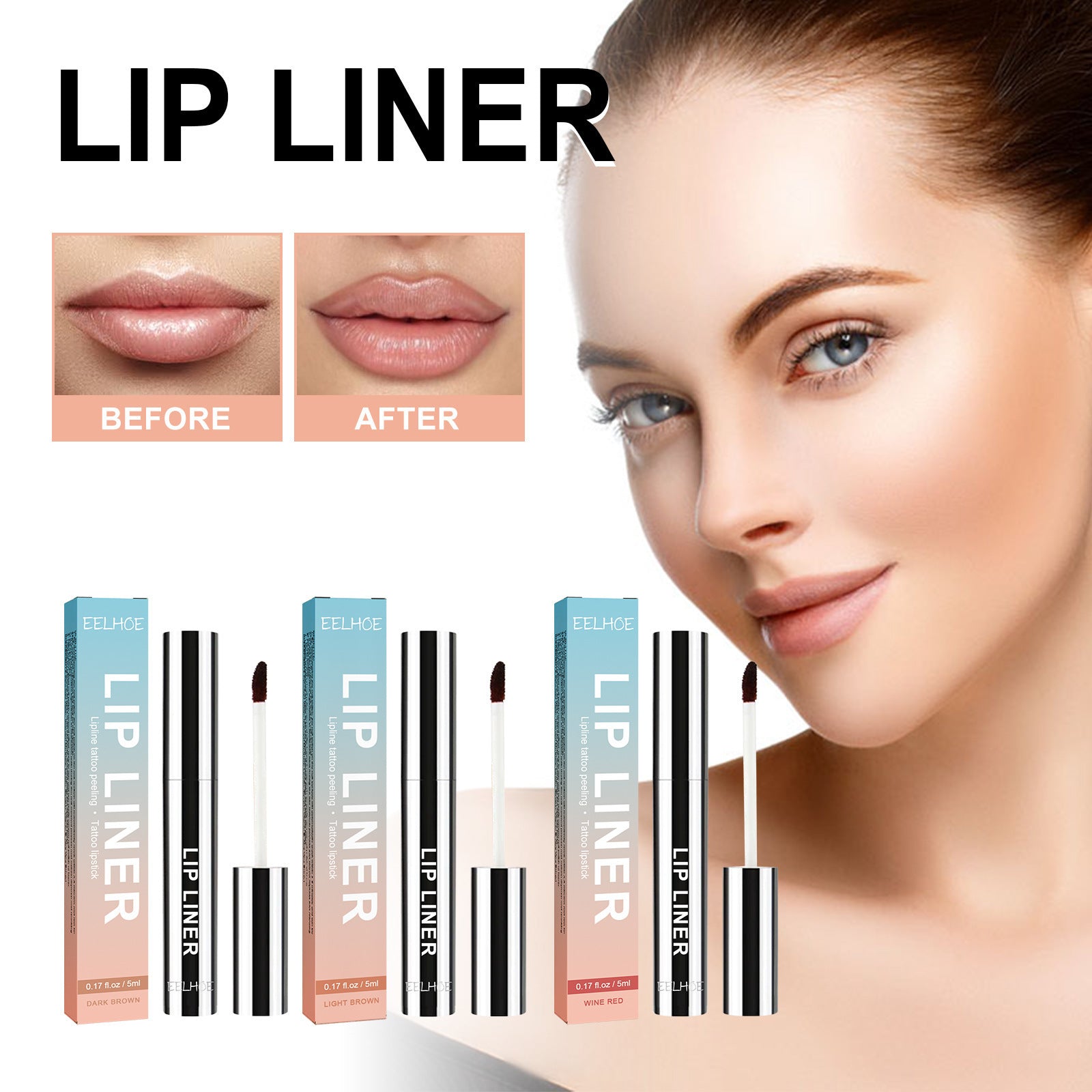 Stripping Lip Liner Outline Waterproof Stripping Lip Liner Outline Waterproof